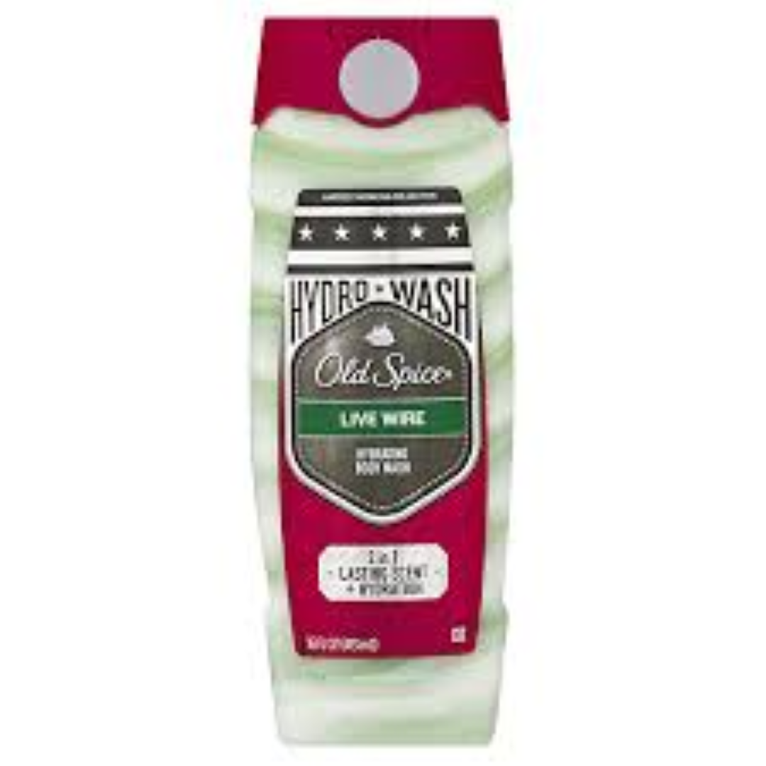 OLD SPICE LIVEWIRE 2IN1 HYDRATING B/WASH 473ML